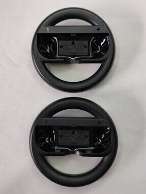 2pc Set Official Nintendo Switch Joy Con Steering Wheel Adapters For Mario Kart
